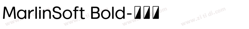 MarlinSoft Bold字体转换